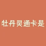 牡丹灵通卡是什么卡？牡丹灵通卡是什么神器？-RB螺纹钢期货交易网